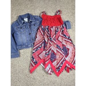 Gymboree Jacket & BlueBeri Boulevard Dress 5t